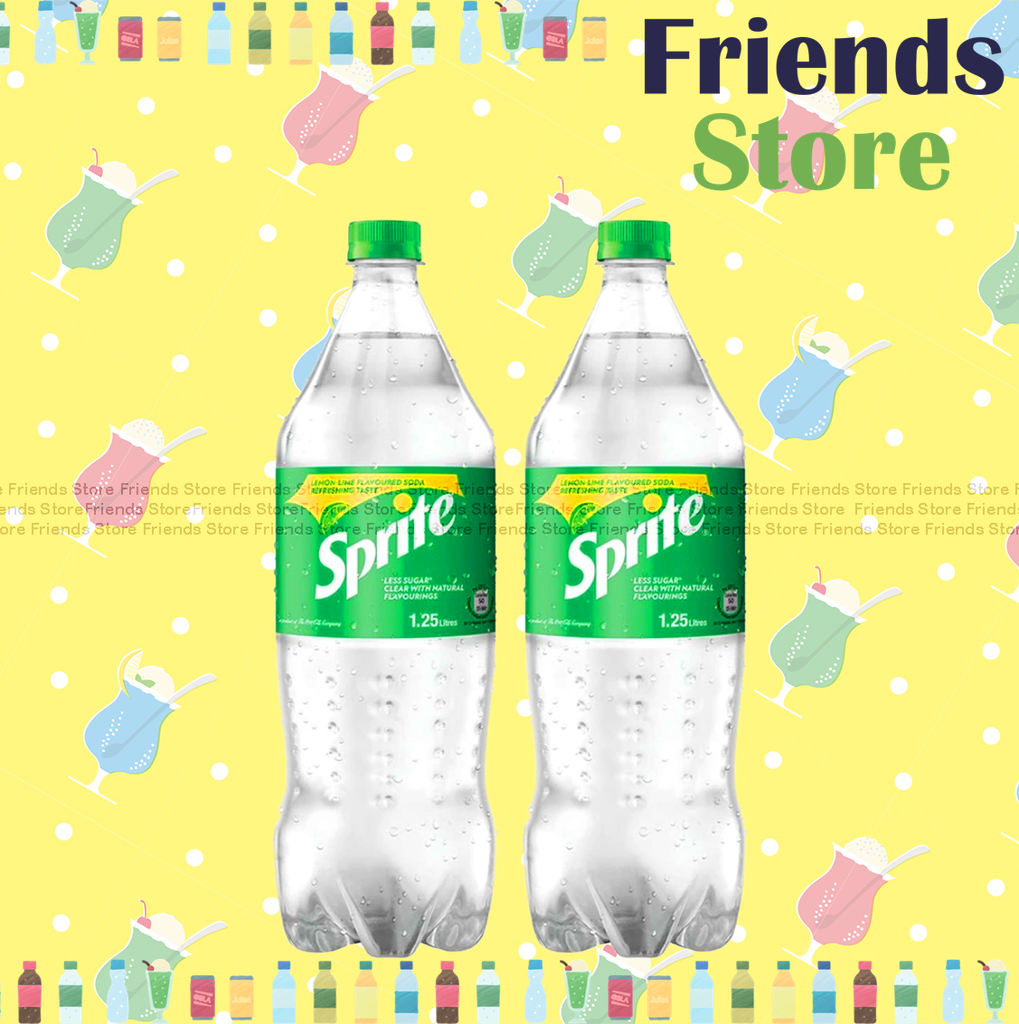 Sprite - 家庭大支裝 โซดารสมะนาวและมะนาว (1.25L X 2) บรรจุใหม่/เก่า สุ่มแจก