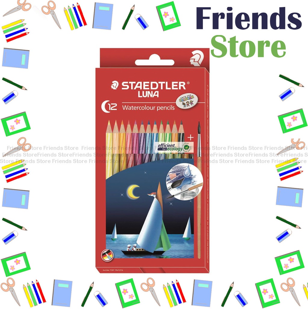 Staedtler - Luna 12colours Watercolour Pencils (13710C12)