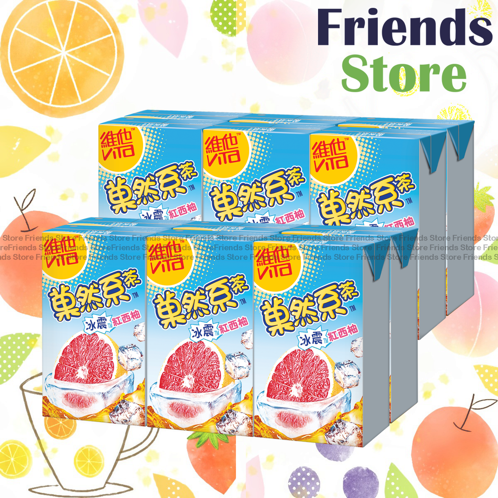 維他 - 菓然系 - 冰震紅西柚茶 (250毫升 X 6 X 2) 
