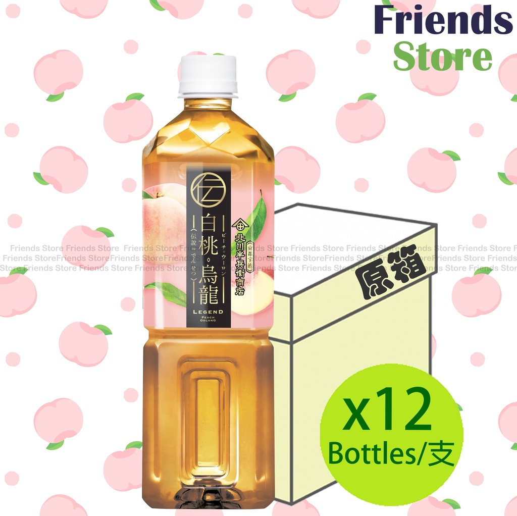 北川半兵衞商店  - [原箱] 大支裝 白桃烏龍茶 (900毫升 X 12)