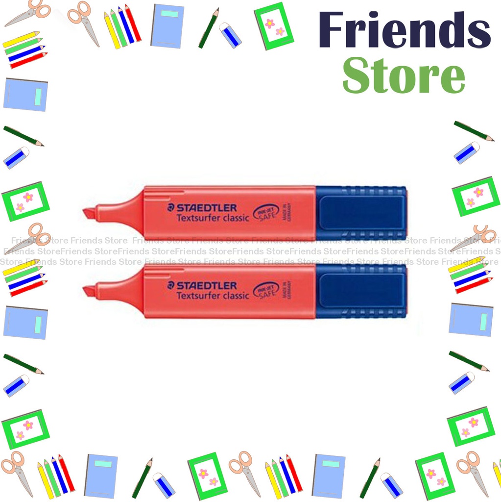 [STA4] Staedtler - Made in Germany Highlighter 364 (Red) X 2