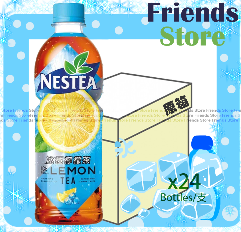 [4000149_24B] 네스티 - [풀케이스] 네스티 아이스 러쉬 레몬티 (480ml x 24개입)