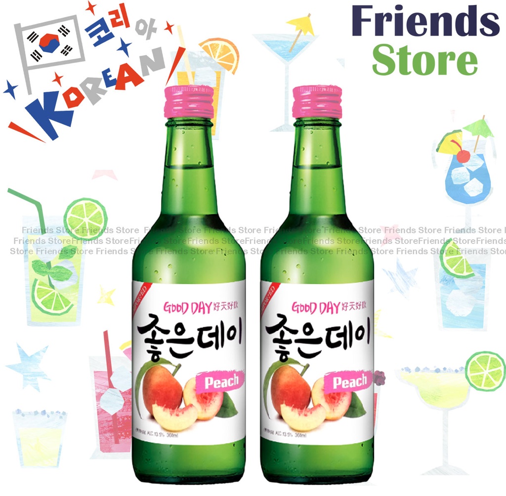 무학 - 무학 과일 소주 (복숭아맛) (360ml x 2)