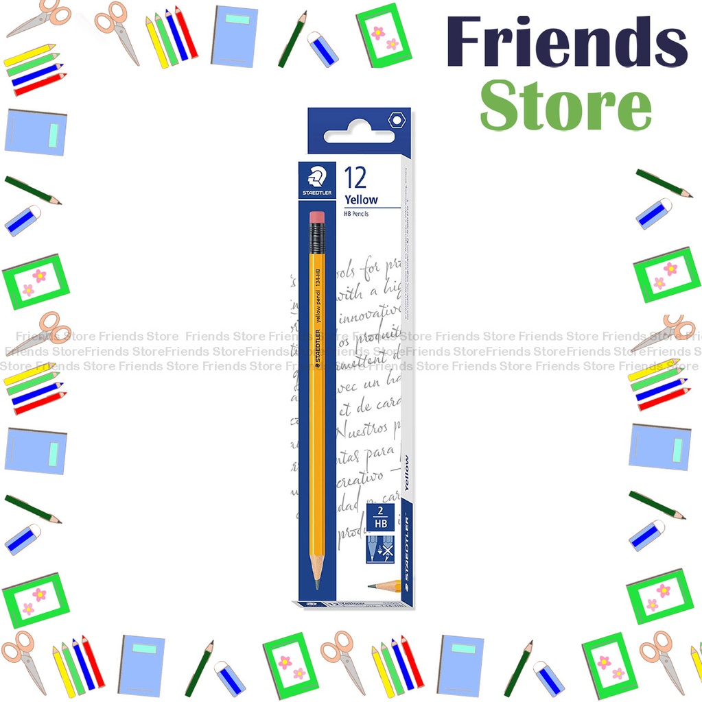 [STA7] Staedtler - HB Pencils 134-HB (12pcs/box)