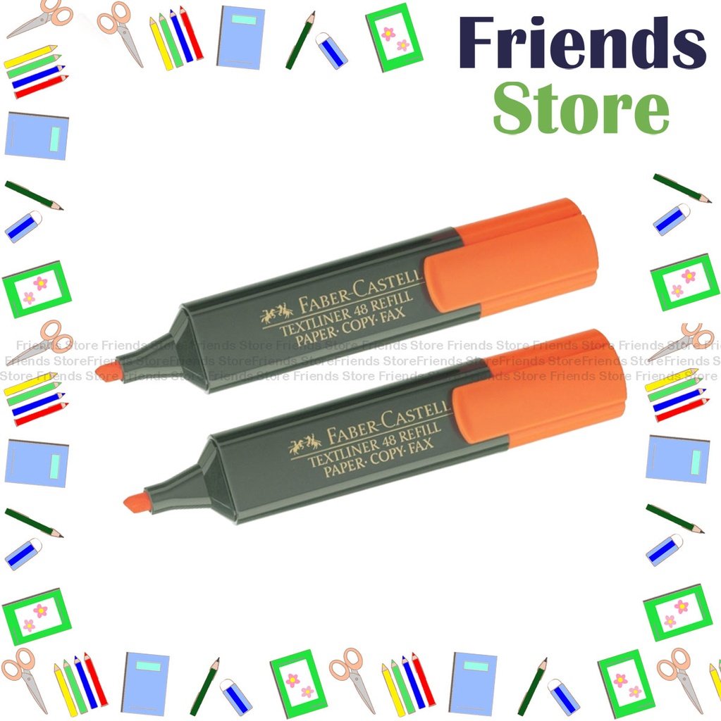 [12303S] FABER CASTELL - Textliner (Orange) x2pcs