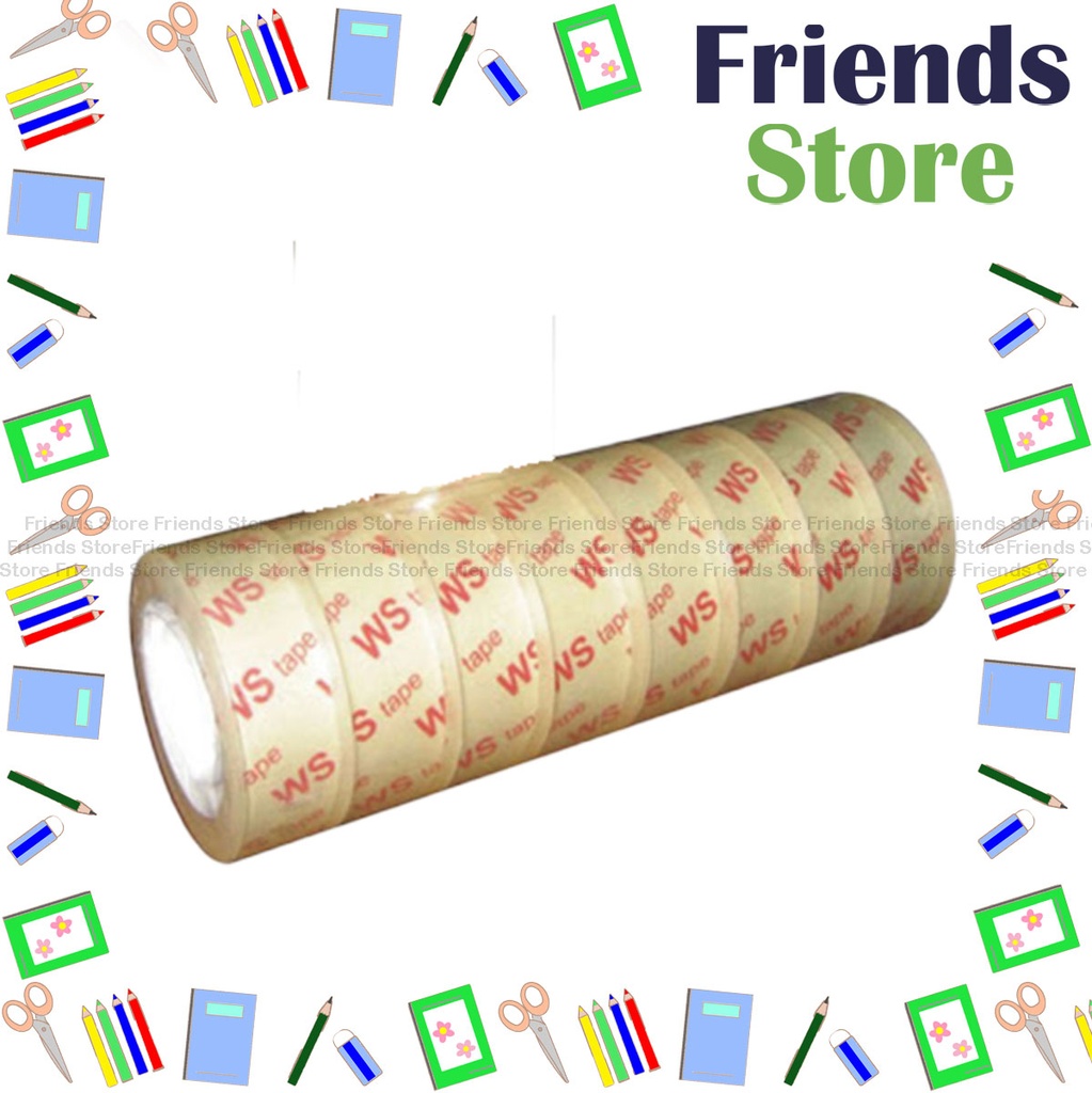 [11105] WS - Adhesive Type (3/4" X 25yd) X 8 rolls