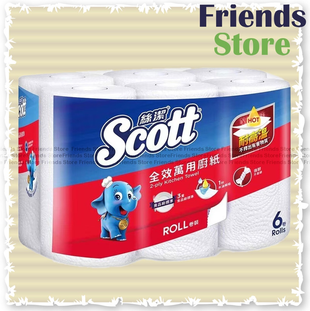 [13021A] Scott - Kitchen Towel (6 Rolls/pack)