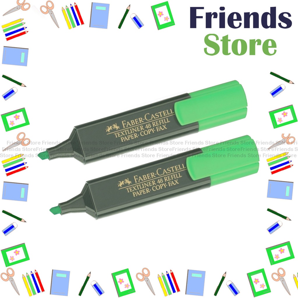 FABER CASTELL - Textliner (สีเขียว) x2ชิ้น