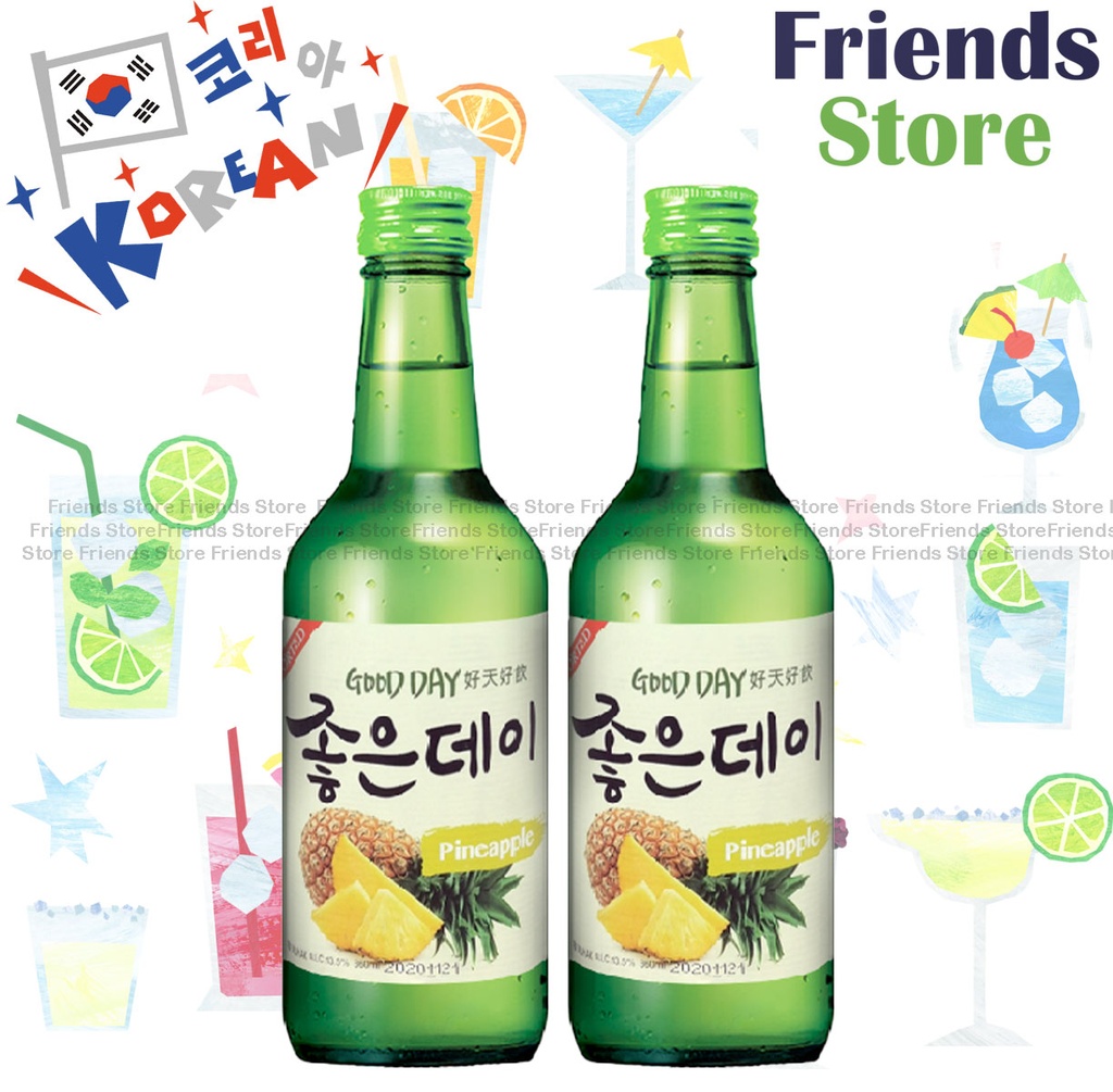 Muhak - Muhak Fruit Soju (Pineapple Flavor) (360ml X 2)