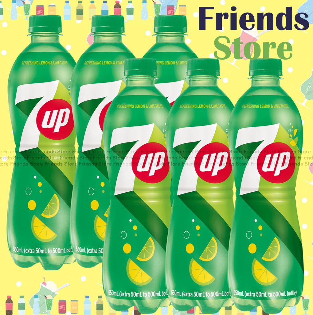 7up - Bottled支裝 Soft Drink (550ml X 6)