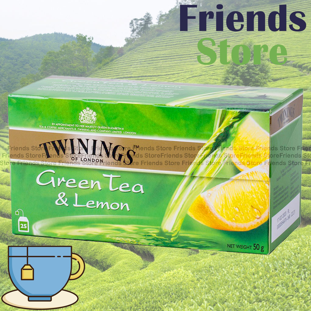 [4004412F] TWININGS - Classic Green Tea & Lemon  (25s/box X 2g)  (Dealer's Goods of HK)