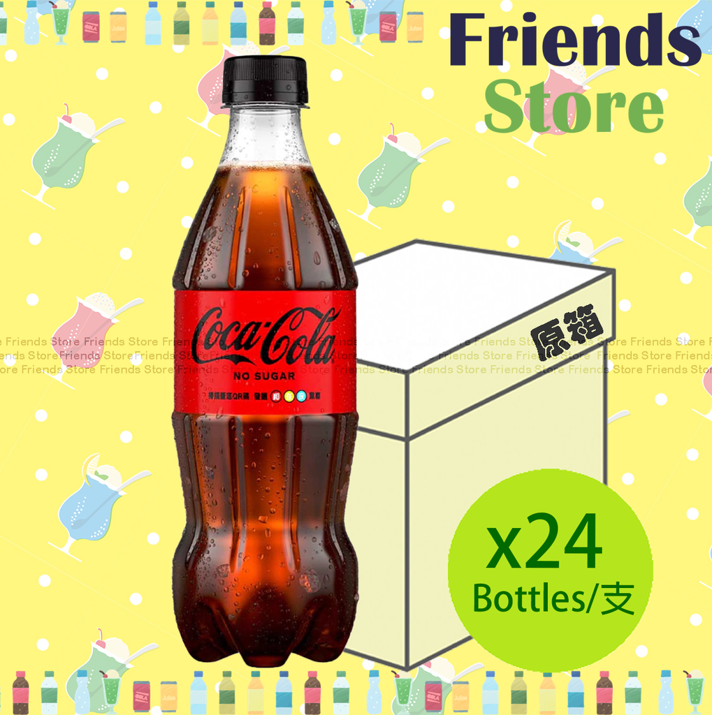 [400759] โคคา-โคล่า - เครื่องดื่มซีโร่ โคล่า บรรจุขวด (500 มล. x 24 ขวด) (แพ็คเต็ม) บรรจุภัณฑ์ใหม่/เก่า จัดส่งแบบสุ่ม