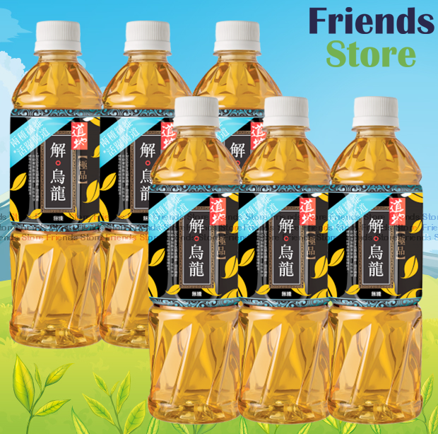 タオティー ボトル入りファイバー。杞憂烏龍茶ドリンク（500ml×6）新旧パッケージがランダムに配布されます