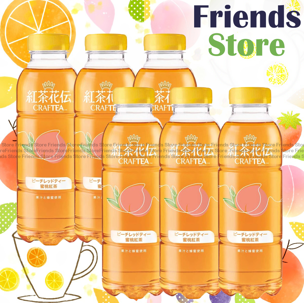 [4004757E] Craftea™ - Peach Black Tea Beverage (500ml X 6)