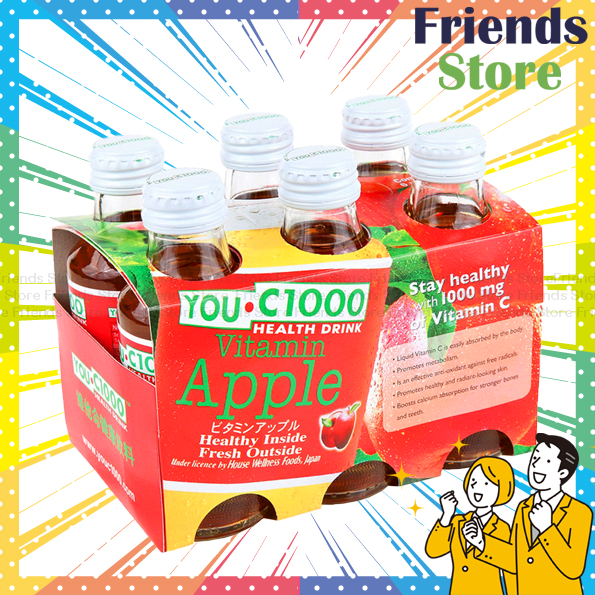 [4GZ18] You C1000 - ビタミンアップルヘルシードリンク（140ml×6本）