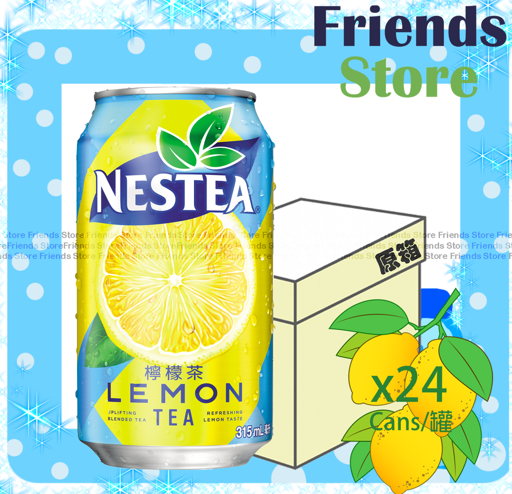 Nestlé - [Full case] Canned Lemon Tea  (315ml X 24)