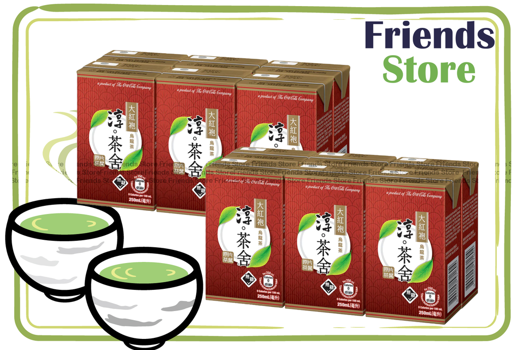 Authentic Tea House - Paper-packed Dahongpao Oolong Tea (No Sugar) (250ml X 6 X 2)