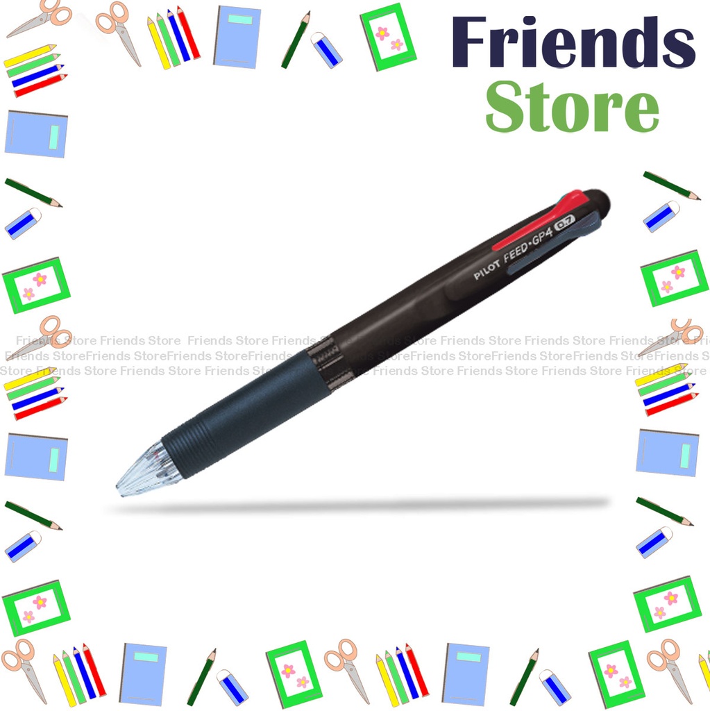 [HK12019] PILOT - 4-Colour Multi-Function Pen Feed GP4 0.7mm (Barrel Colors randomly assigned)
