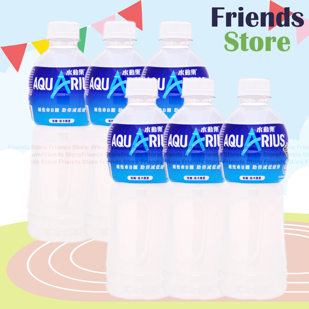 Aquarius® - เครื่องดื่มเสริมอิเล็กโทรไลต์ (500 มล. x 6 ขวด)