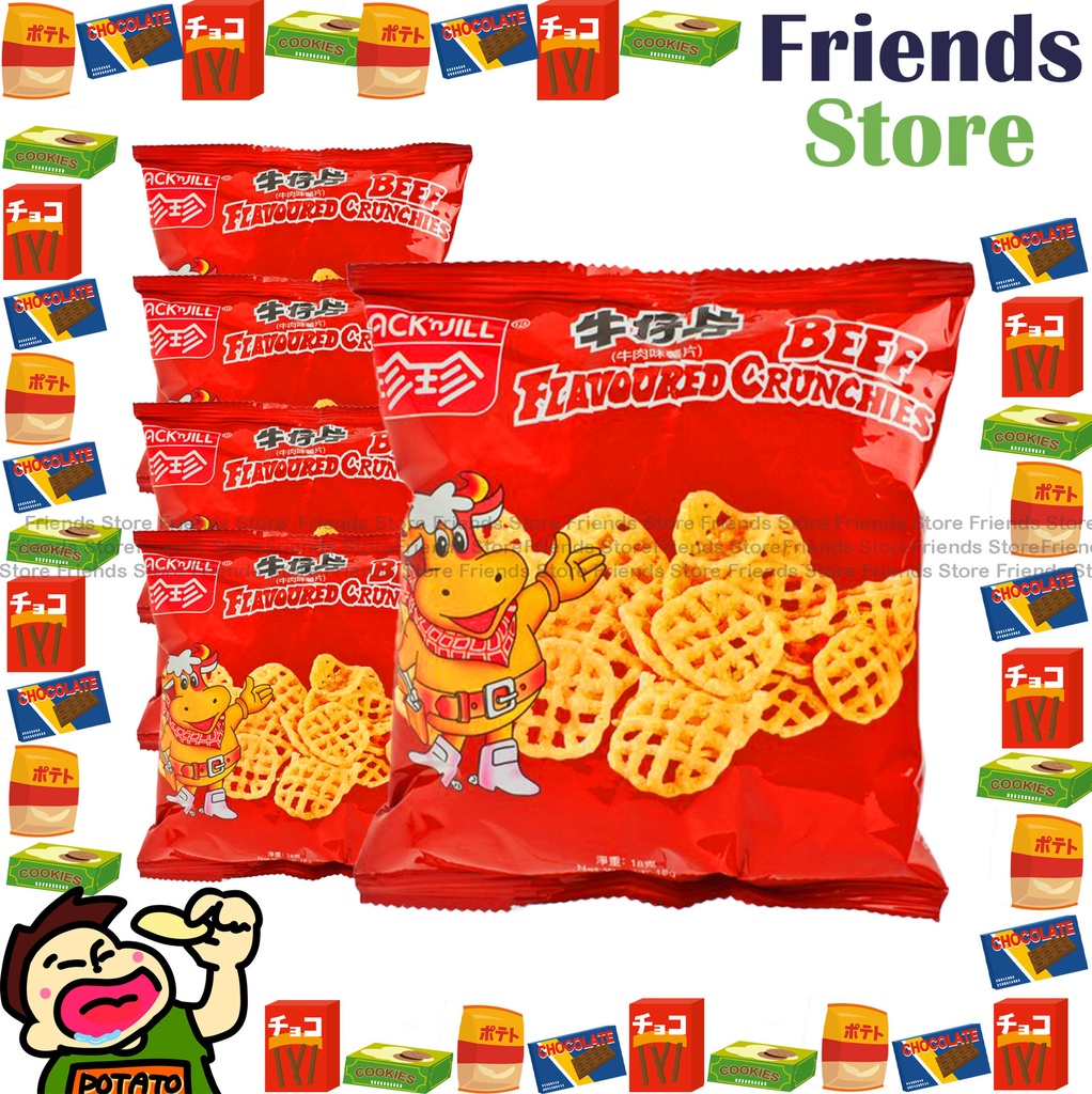 JACK N' JILL - Beef Flavoured crunchies (15g X 5)