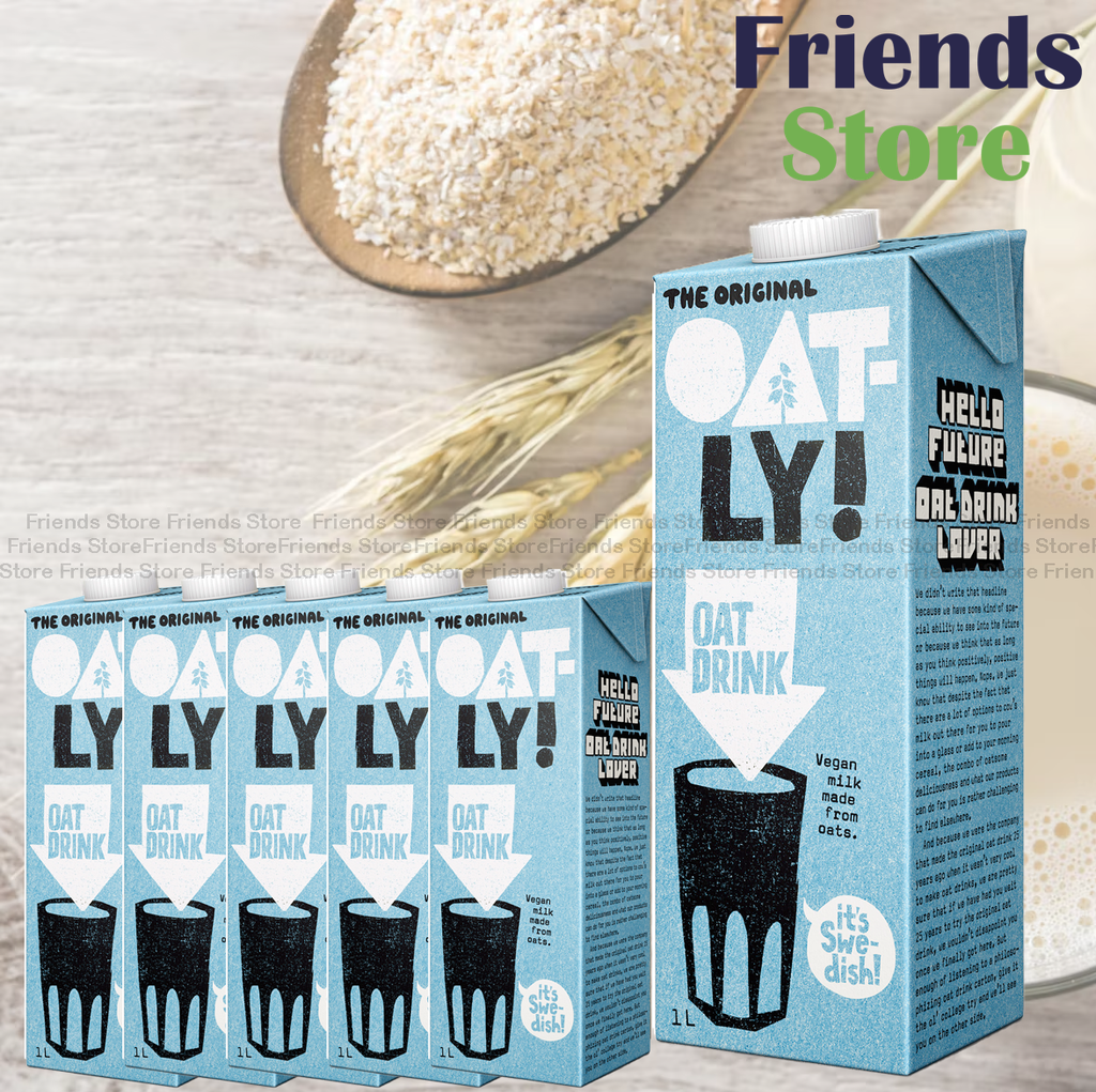 OATLY! - [Full case] 大支裝 Oat Drink; Enriched (1L X 6)#Dealer Goods of HK