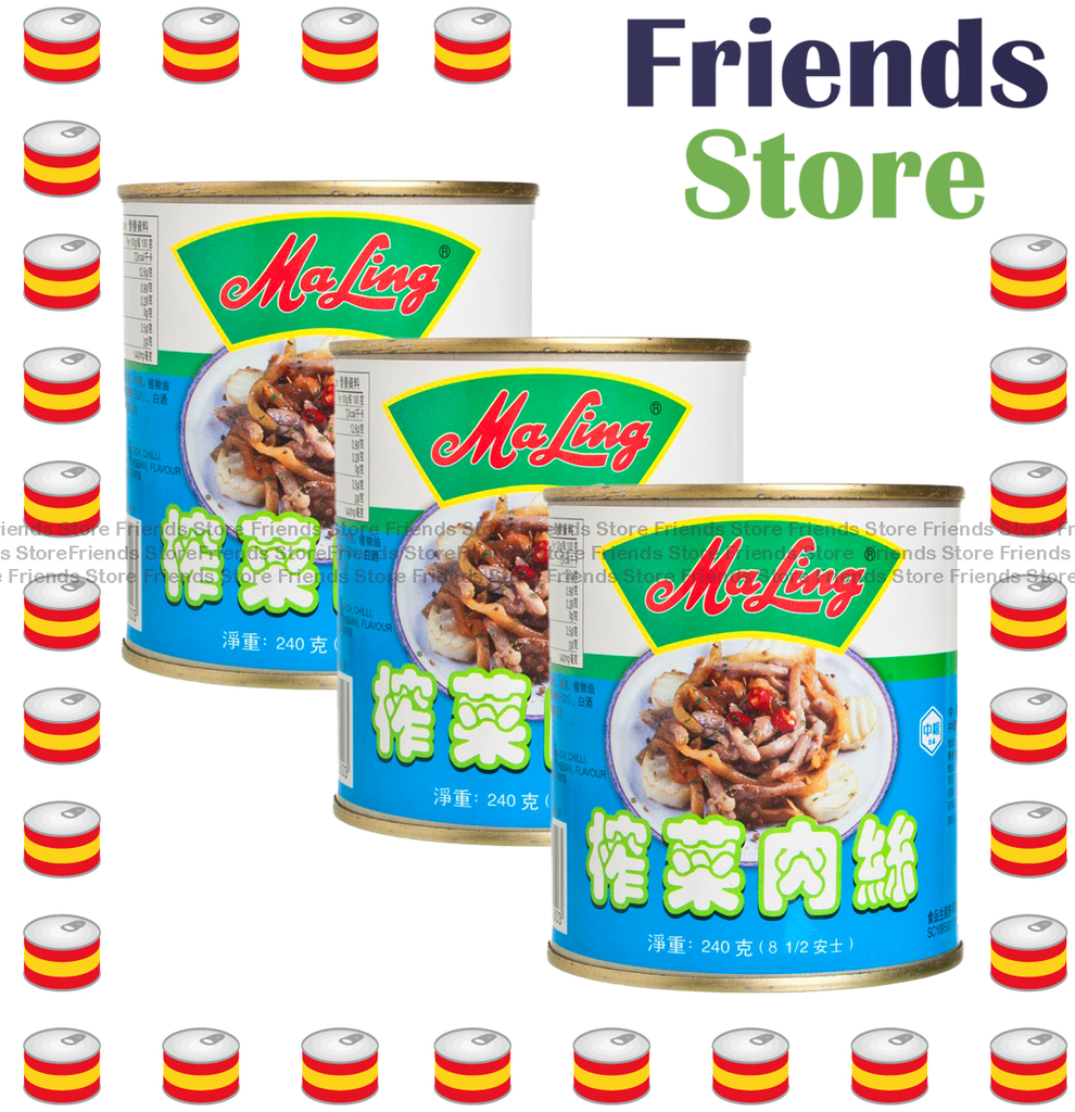 Ma Ling - Shredded Pork and Preserved Vegetable (240g X 3)