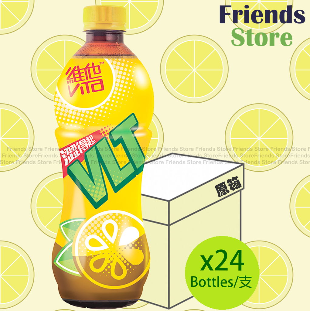 Vita - [Full Case] 膠樽裝Bottled Lemon Tea (500ml X 24) New/Old packing randomly distributed