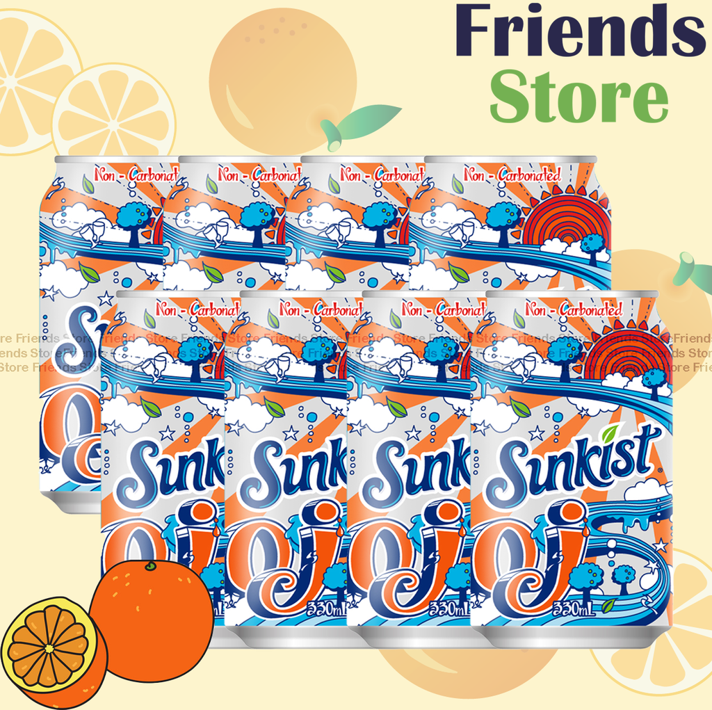 Sunkist - OJ Orange Juice Drink (330ml X 8)