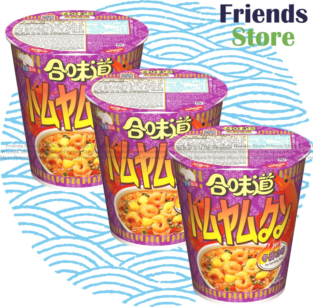 Nissin - Regular Cup Noodles Tom Yum Goong Flavour (74g X 3)