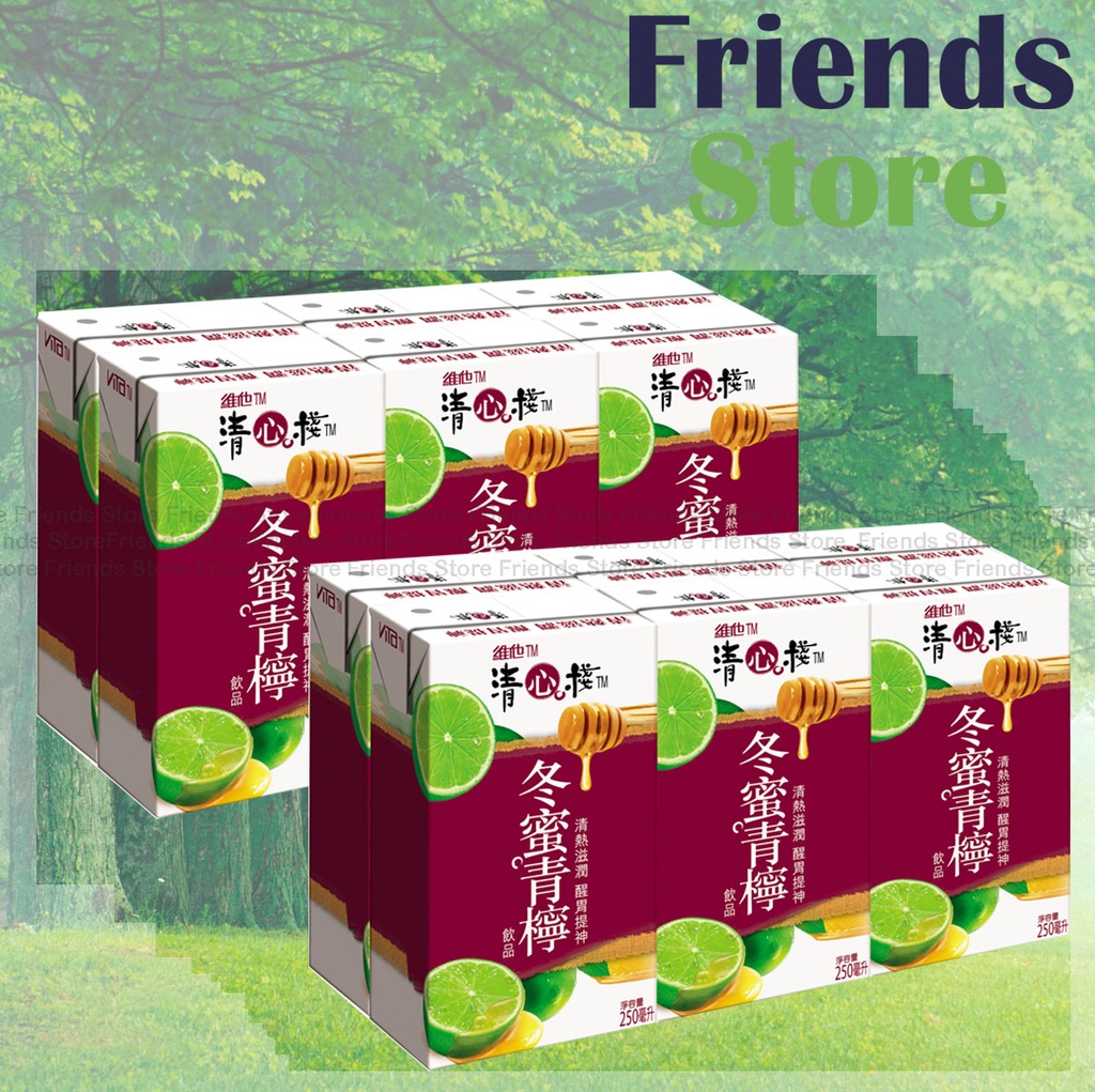 維他 - 紙包裝-清心棧 – 冬蜜青檸飲品 (250毫升 X 6 X 2)