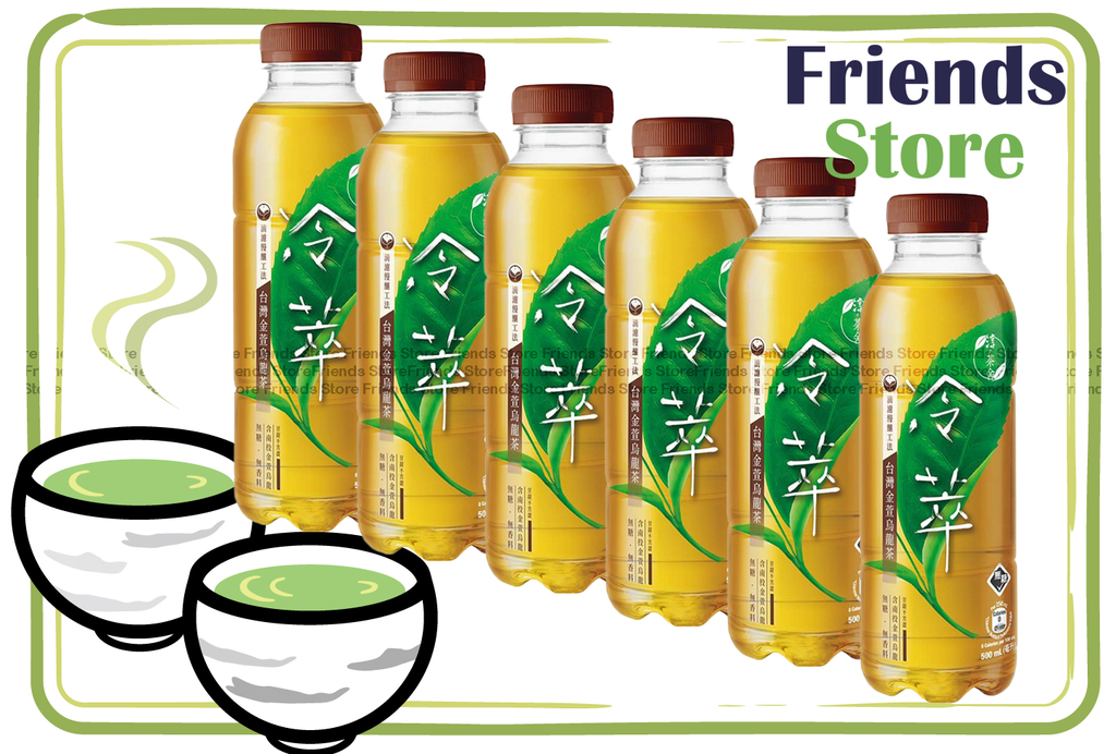 Authentic Tea House - Cold Brew Taiwan Jingsuan  Oolong Tea (500ml X 6) new/old packing randomly distributed