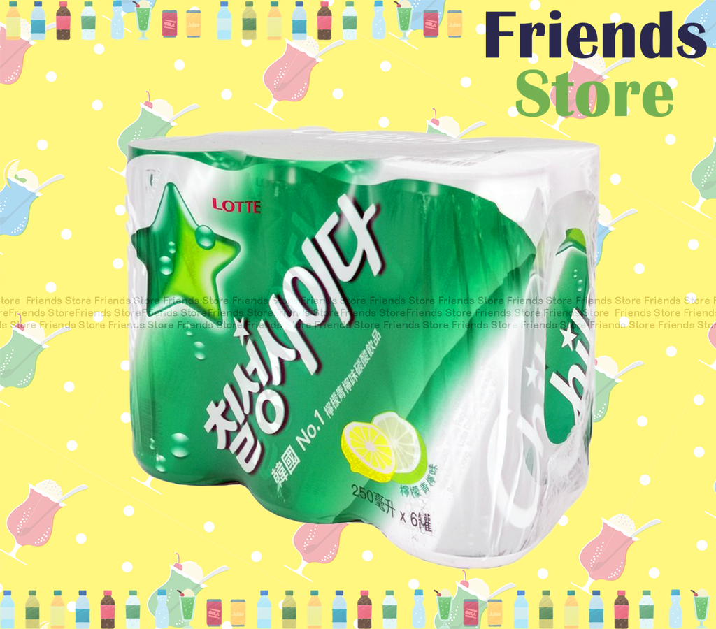 Lotte - Korea Chilsung Cider Drink 檸七(250ml X 6)