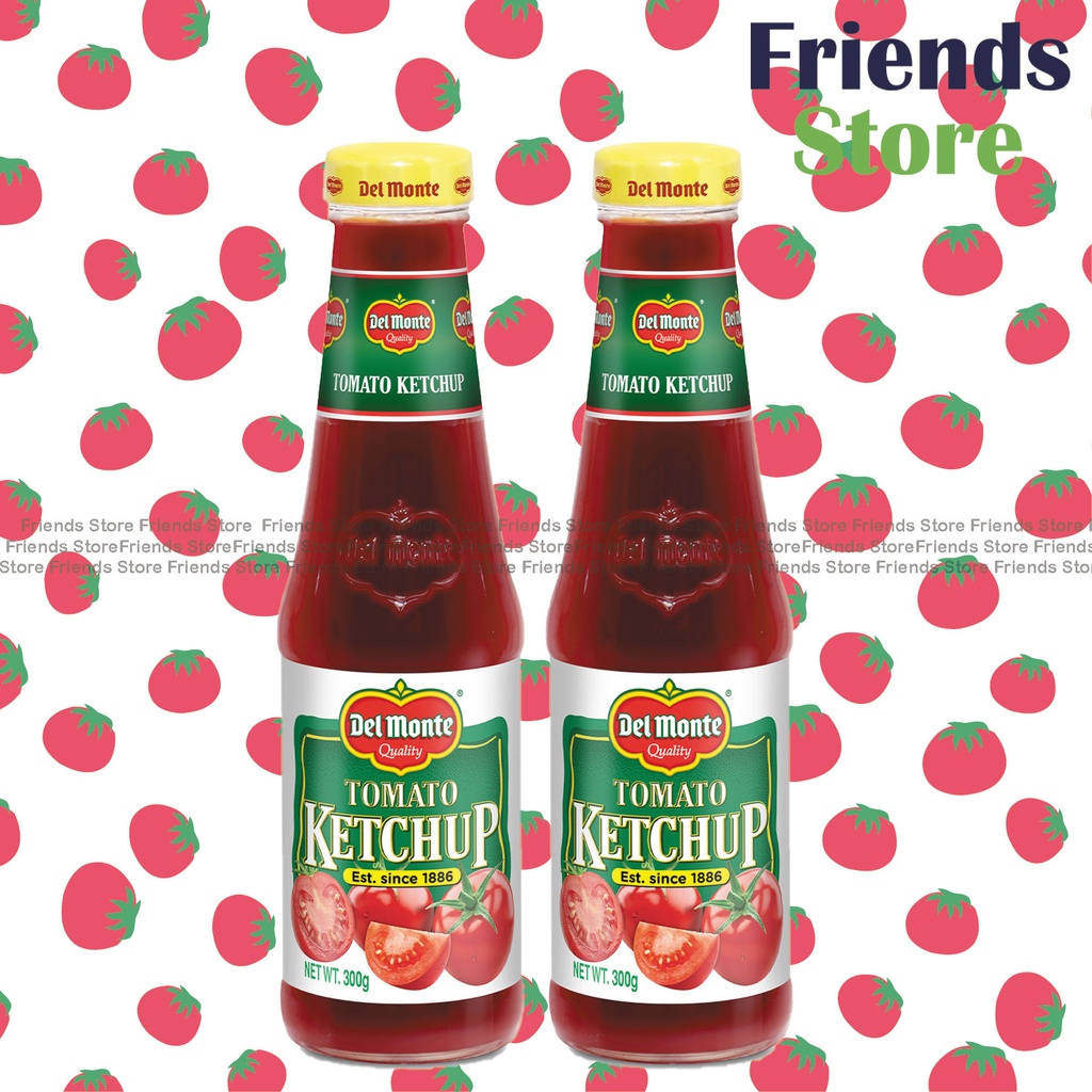 Del Monte - Glass Bottled Tomato Ketchup (300g X 2)
