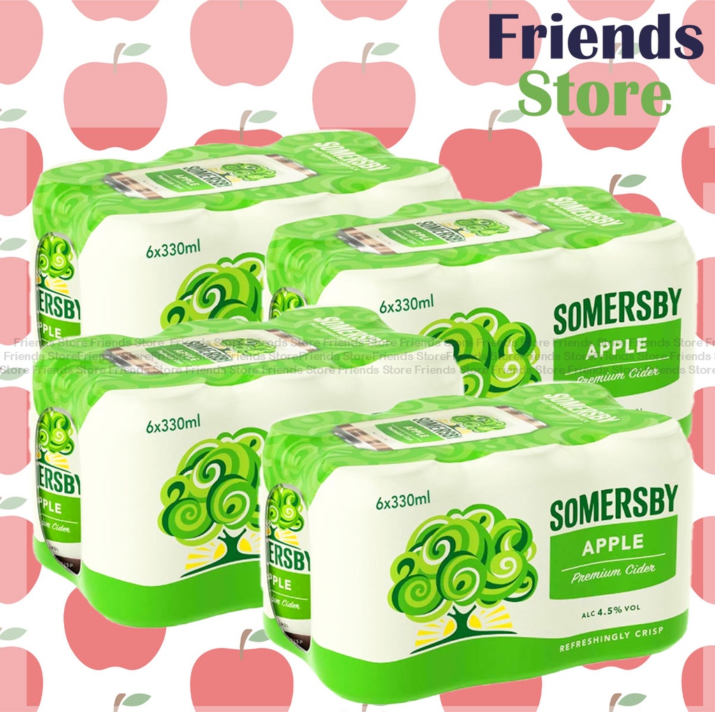 [400446AF] SOMERSBY - 【オリジナルボックス】缶入りアップルワイン（330ml×24本）（並行輸入）パッケージはランダム配布