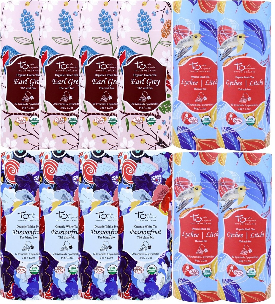 Touch Organic - Organic Tea Bags Ace Combo (Set of 3 Flavours X 4)