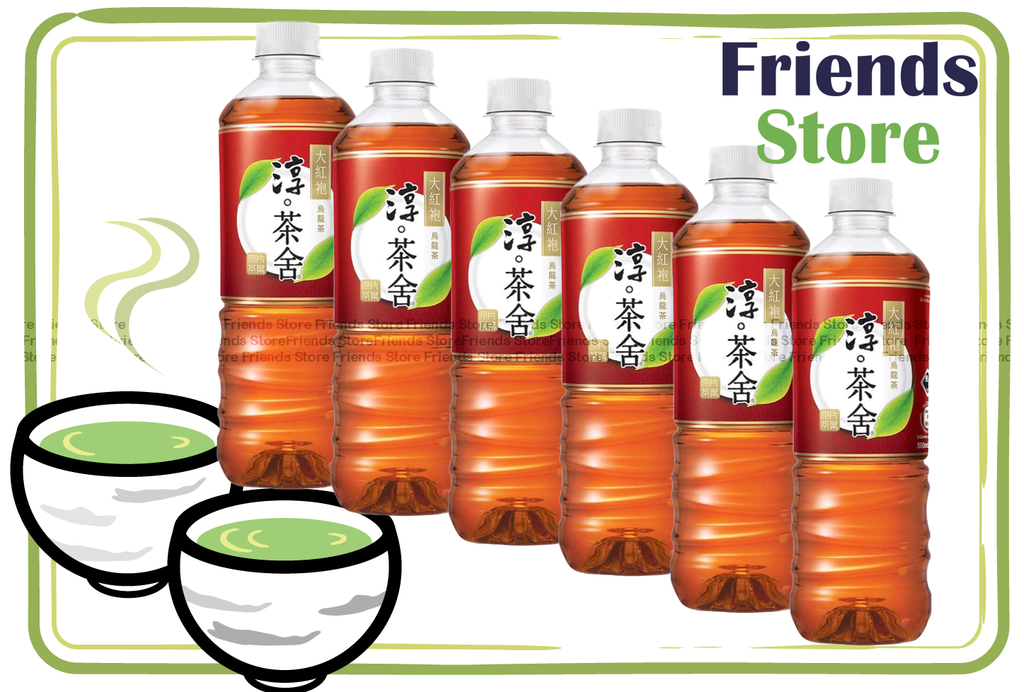 春茶館 - 大紅袍烏龍茶ドリンク（500ml×6）新旧パッケージランダム配布