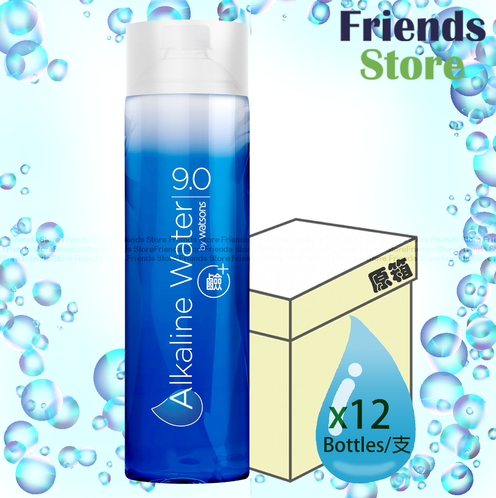 屈臣氏 - [原箱] (大支裝) 9.0 鹼性水 (1.2升 X 12)