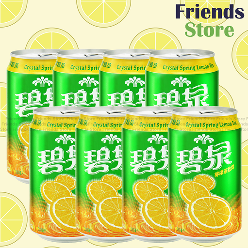[4007592K1] Crystal Spring - Lemon Tea Drink 檸檬茶 (330ml X 8)