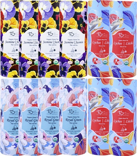 [400800C] Touch Organic - Organic Tea Bags Classic Combo (Set of 3 Flavours X 4)