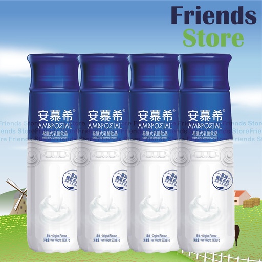 [4001731] AMBROSIAL - Greek Style Original Flavour 原味 Drinking Yoghurt Drink (230g X 4)