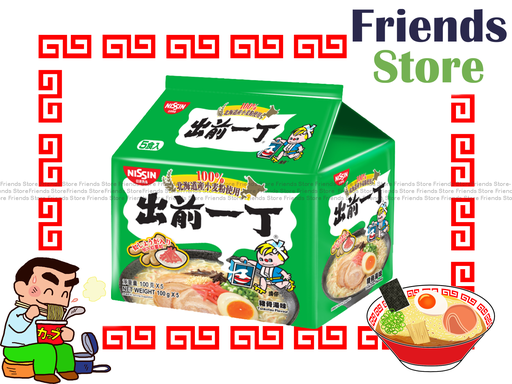 [4MC14] Nissin - Demae Iccho - Hokkaido Wheat Flour Tonkotsu Flavour Instant Noodle  (5pcs/bag)