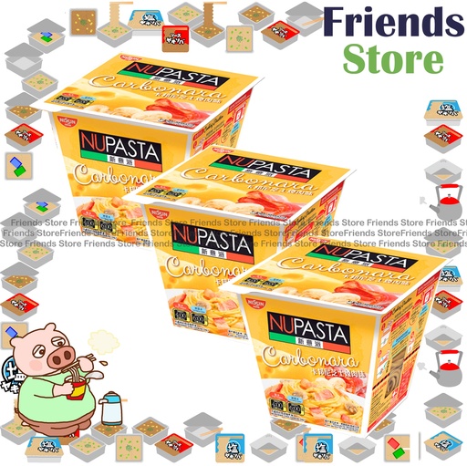 [4YSH1] Nissin - Nupasta Cup - Carbonara (92g X 3)