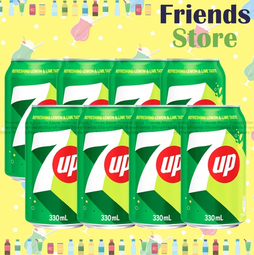 [400398] 7up - Soft Drink (330ml X 8)