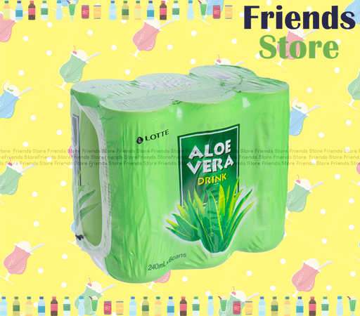 [400483A] Lotte - Korea Aloe drink (240ml X 6)