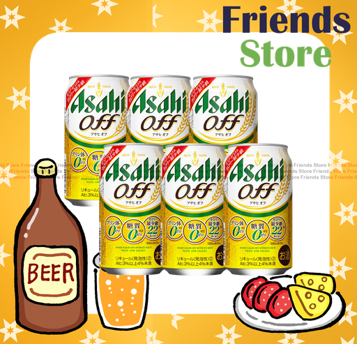 [400047M] Asahi - OFF 3.5% 啤酒飲品 (350毫升 x 6)