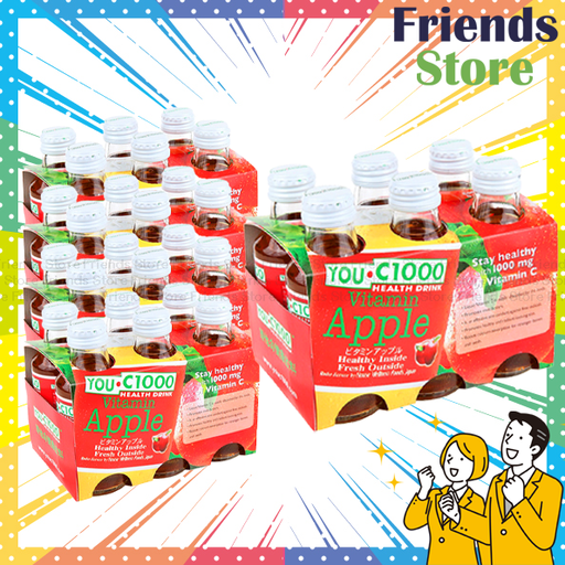 [4GZ18F] You C1000 - [Full Case] Vitamin Apple Drink  (140ml X 6 X 5)