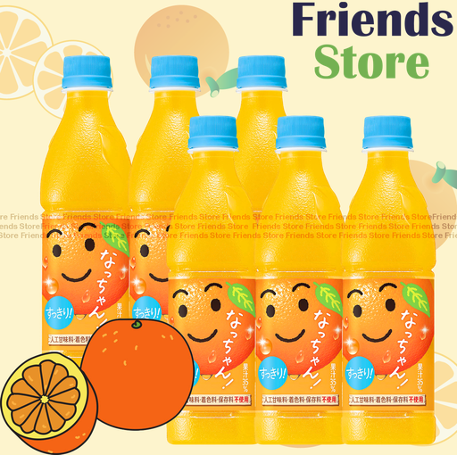 [400047S] Suntory - Natchan Orange Juice Drink (425ml X 6)