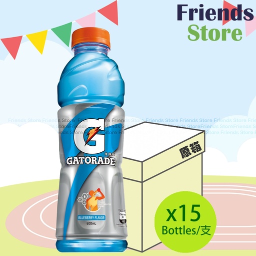 [4007582F] Gatorade - [Full Case] Gatorade Sports Drink Blueberry Flavour (600ml X 15)