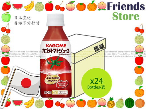 [4MC26F] KAGOME - [Full Case] Japan 100% Tomato Juice (小樽裝)純正蕃茄汁  (280ml X 24)  new/old packing randomly distributed