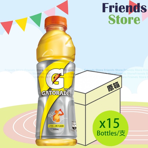 [4007581F] Gatorade - [Full Case] Gatorade Sports Drink Lemon Flavour (600ml X 15)